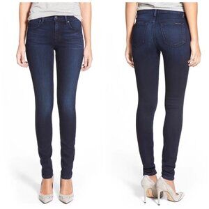 Joes Jeans 27 Denim Blue Flawless Icon Skinny Mid Rise Frankie Dark Wash